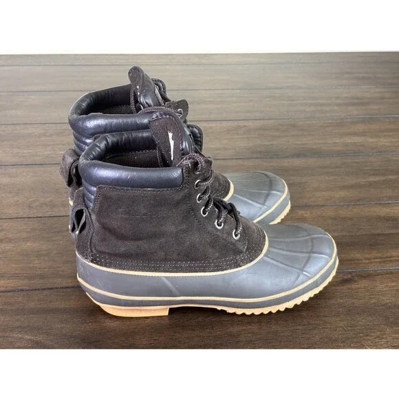 LaCrosse Men's Duck Suede Thinsulate Winter Outdoor Snow Ankle Lace Boots Size 8 - Picture 3 of 6